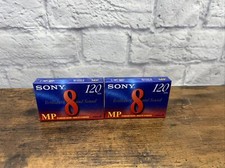 Vintage Sony Video 8 Camcorder Tape Lot of 2 MP 120 Min New P6-120MP