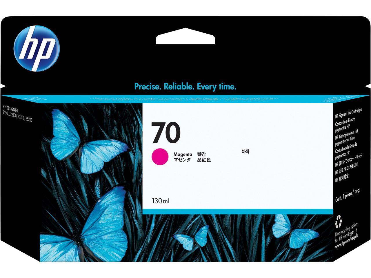 HP 70 Vivera Magenta Ink Cartridge for High-Quality Printing-image