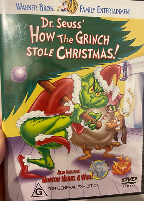 Dr Seuss' How The Grinch Stole Christmas NEW region 4 DVD (1966 kids animation)