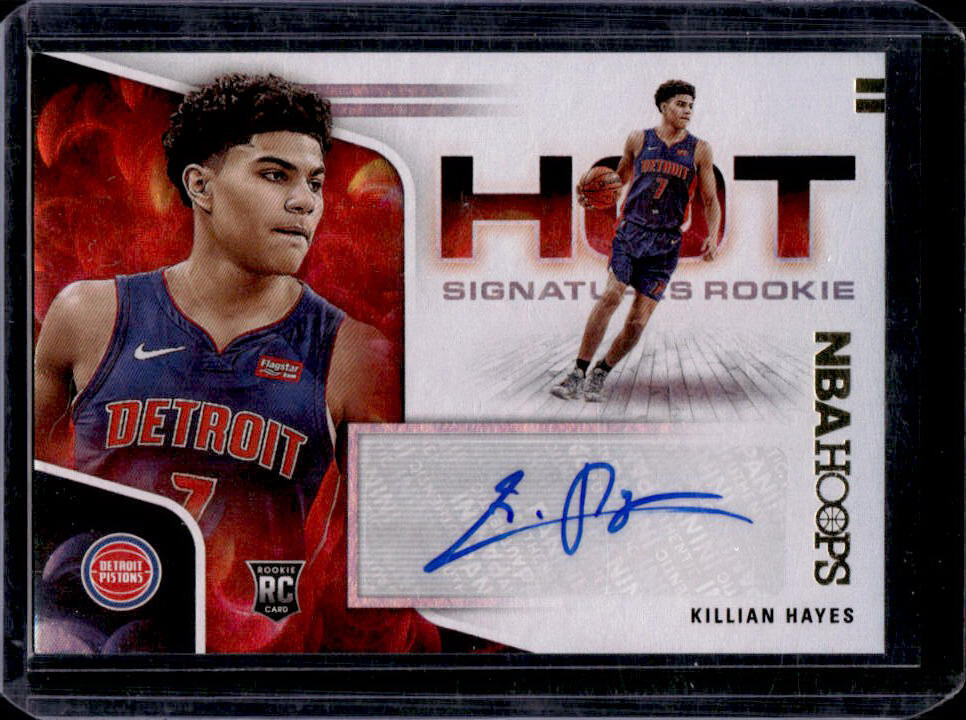 2020-21 Panini Hoops Killian Hayes Hot Signatures Rookies RC Auto #HR-KHY