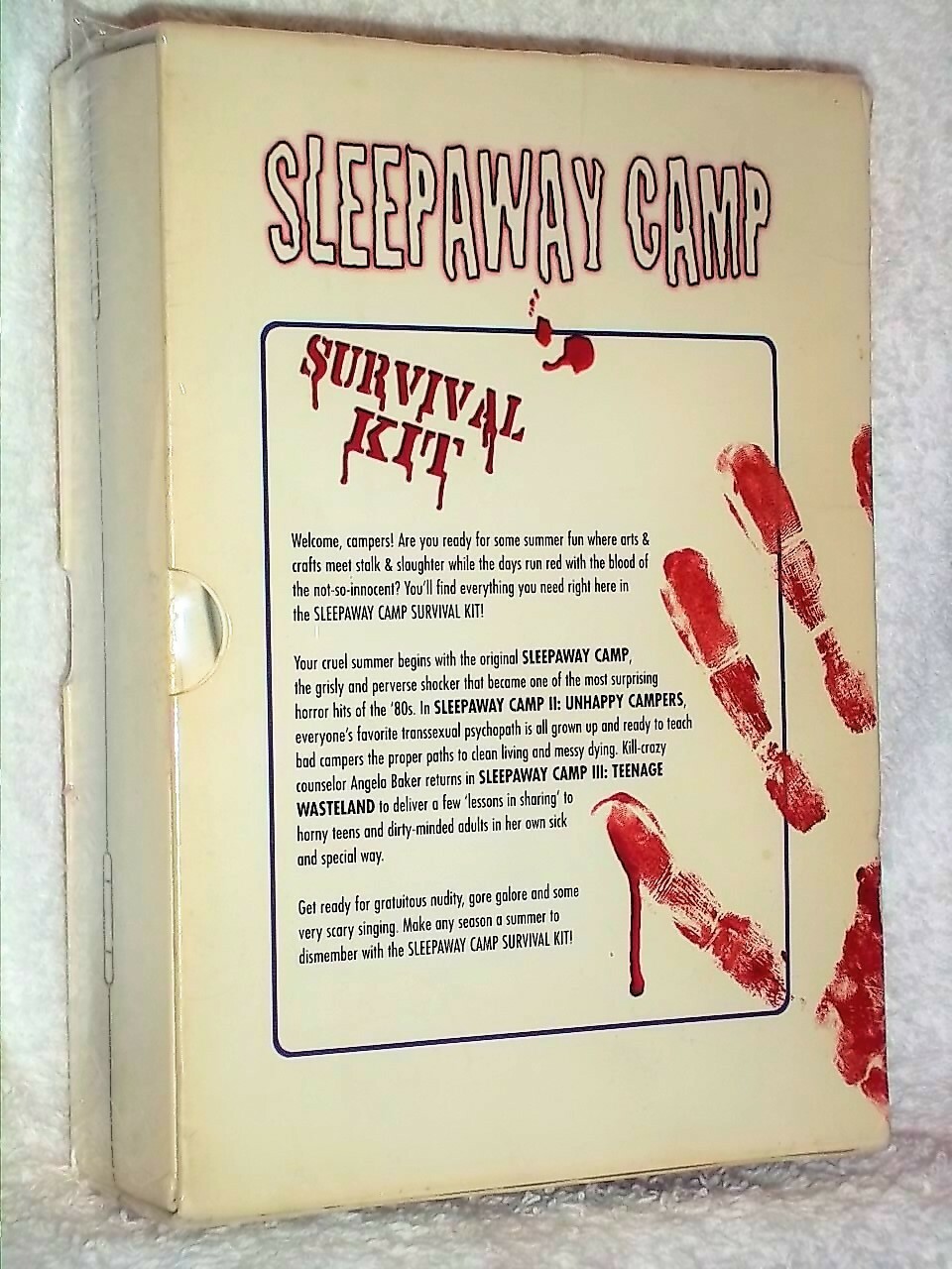 Sleepaway Camp Survival Kit Movie Series] (DVD, 2002, 4Disc