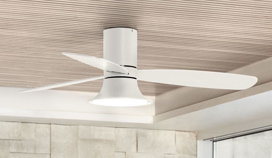 Lucci Air 210661 plafonnier ventilateur de plafond lumineux au design épuré