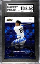 2022 Topps Archives Signature Series Jorge Posada 1/1