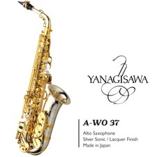Yanagisawa A-WO37 Silver Alto Saxophone Clear Lacquer New