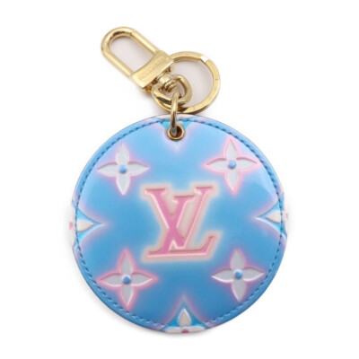 LOUIS VUITTON key ring  M00621 Porto Creile Rustre Vernis Key ring bag charm...
