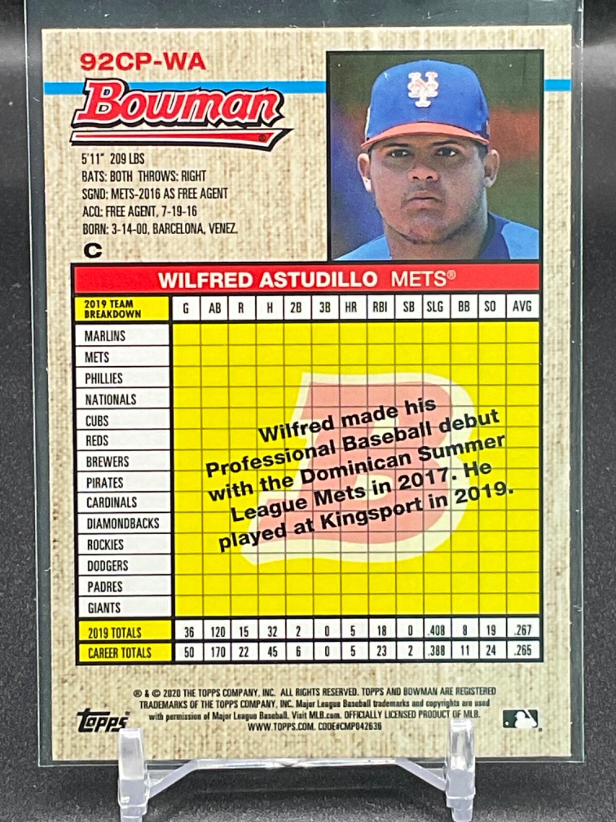 New York Mets *Choose Your Baseball Card* Inserts Rookies Autos (Updated 7/26) - Picture 158 of 512