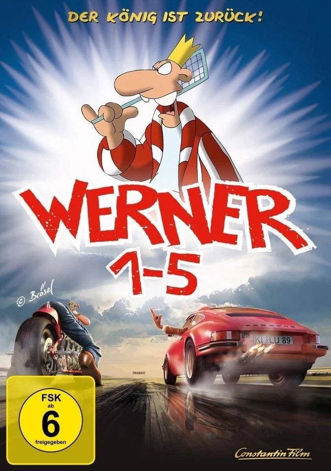 5 DVD-BOX * WERNER 1 + 2 + 3 + 4 + 5  KÖNIGSBOX  # KÖNIGBOX  # NEU OVP + - Bild 1 von 1