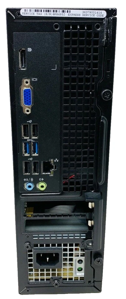 DELL OPTIPLEX 3020 PC RICONDIZIONATO CPU G1840 2.80 GHZ SSD 120GB RAM8GB - Immagine 4 di 4