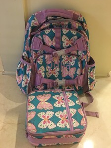 pottery barn butterfly backpack