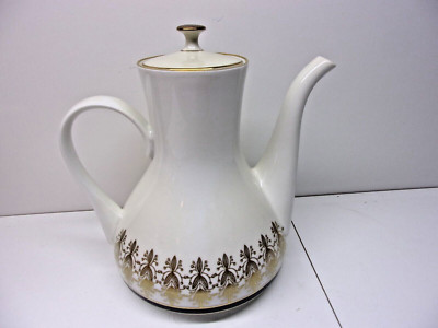 schöne Kaffeekanne Porzellan Weimar   Made in GDR, DDR Produkt Kanne 21 cm