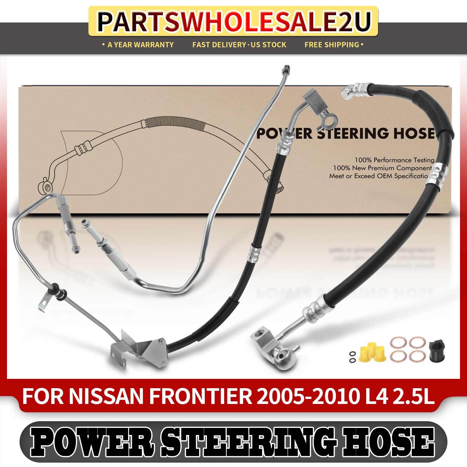 3x Power Steering Pressure Hose Assembly for Nissan Frontier 2005 2006-2010 2.5L