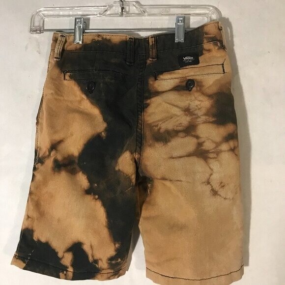 Vans Shorts Tie Dye size 26 Cotton Tied Dyed Black Vintage Skate Punk Upcycled thumbnail 3