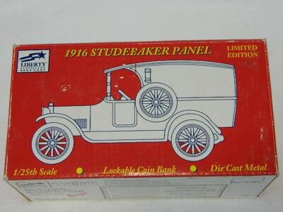 Liberty Classics US MAIL 1916 Studebaker Panel Truck - Die Cast - Metal Bank