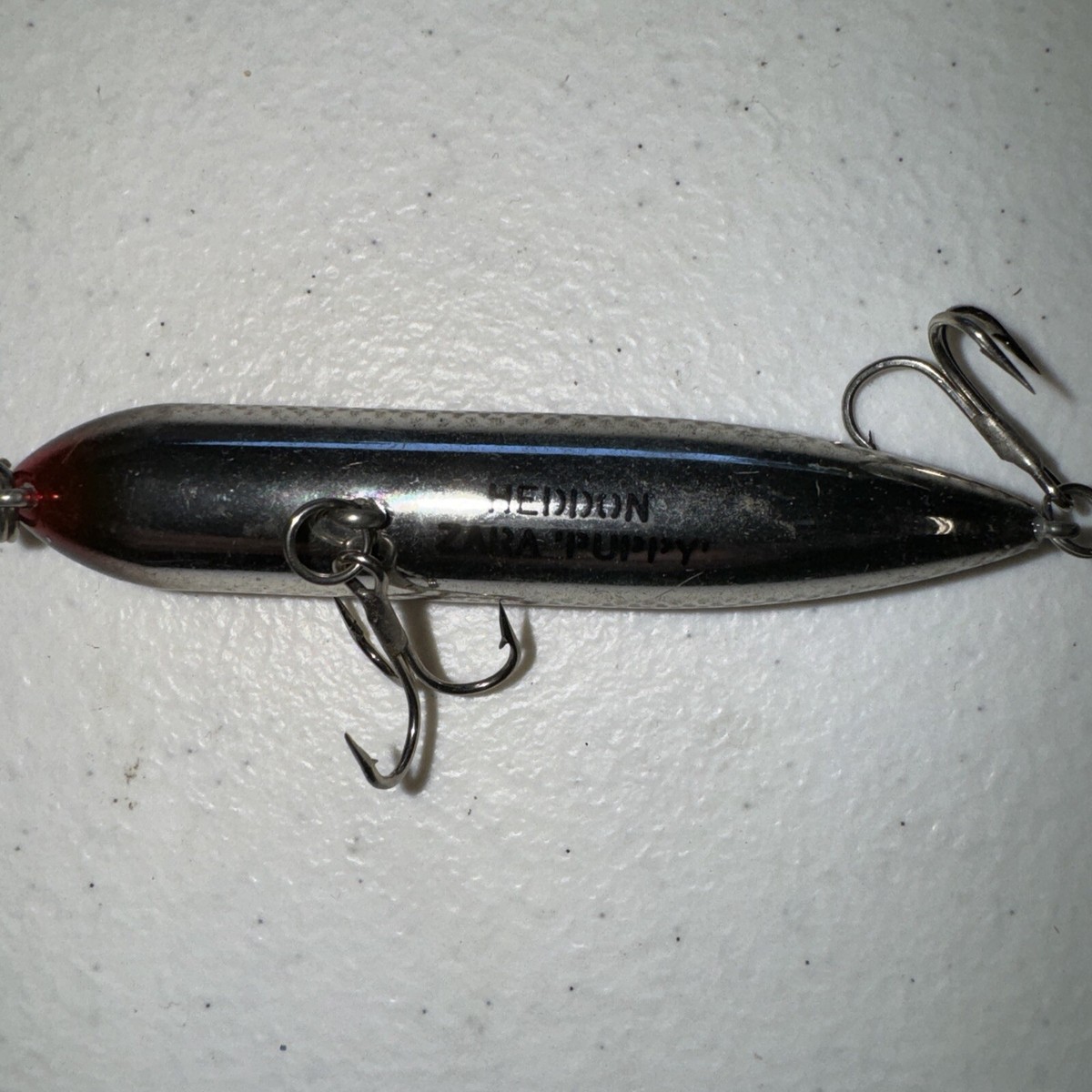 HEDDON ZARA PUPPY FISHING LURE 3 Silver, Black, Red