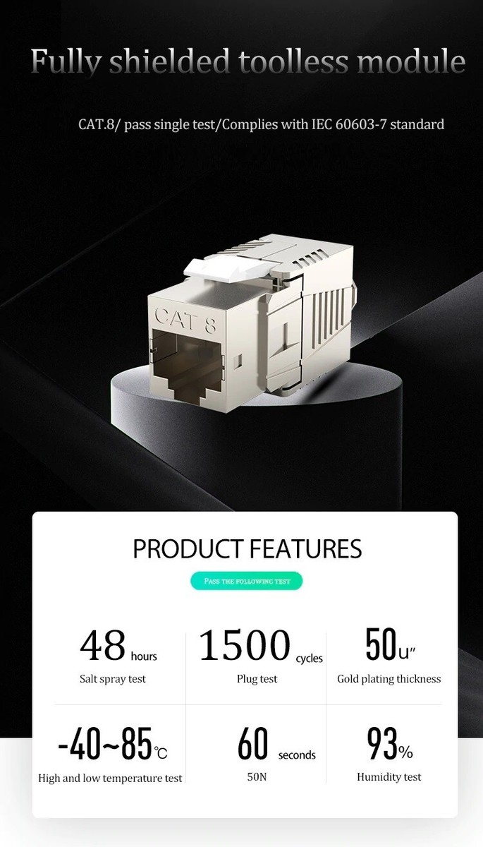 Presa Keystone RJ45 - Prese dati - Connettività Presa Keystone RJ45 - Prese dati - Connettività