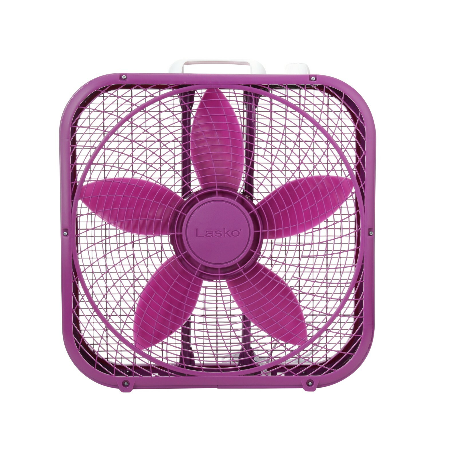 Lasko Cool Colors 20u0026#034; 3-Speed Box Fan, B20309, Purple | eBay