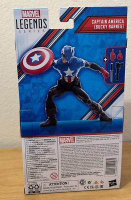 Marvel Legends Comics BUCKY BARNES as CAPTAIN AMERICA 6 figure toy NICE