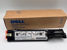 Lot of 2 Genuine Dell 3010cn Black  Cyan Toner Ink NIB