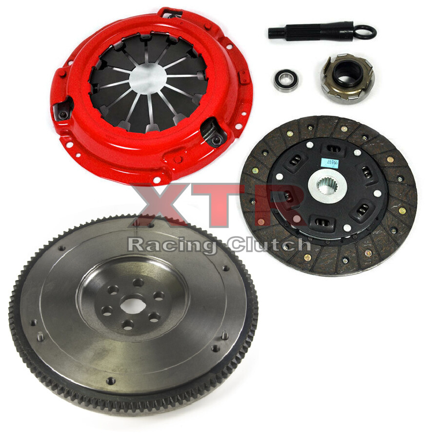 XTR HD Stage 2 Clutch Kit with Flywheel for 1989 Honda Civic CRX D15 1.5L 1.6L
