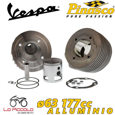 25030941 PINASCO MODIFICA MOTORE CILINDRO IN ALLUMINIO 177cc VESPA PX 125  150
