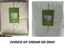 Kate Spade New York 9 Piece Tablecloth & Napkins GRAY OR CREAM Polka Dot 60x102