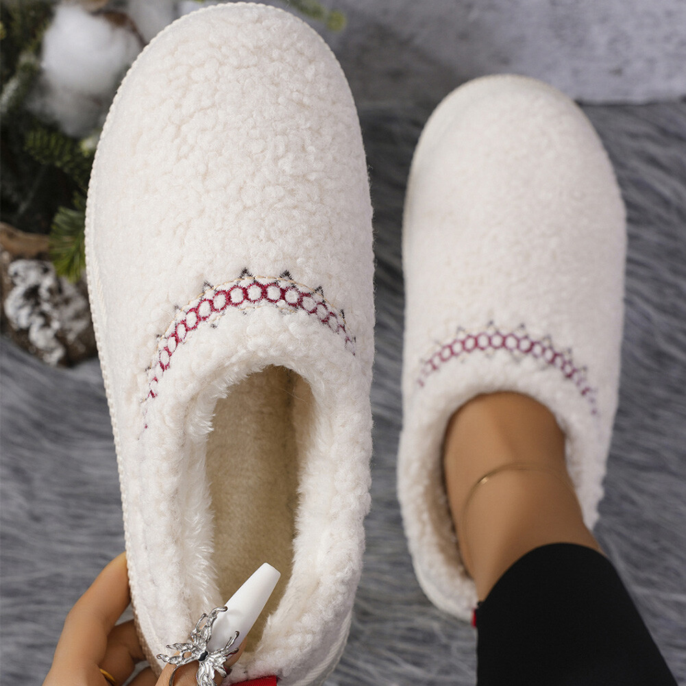 SAOLA Pantofole platform suola spessa mini stivali stivali antiscivolo da donna invernali outdoor