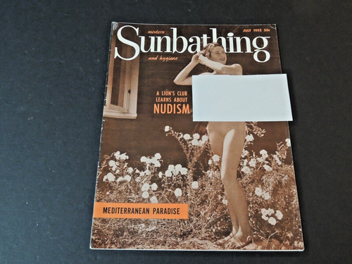 Vintage Modern Sunbathing And Hygiene Magazine July 1952 W Nudism EBay