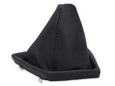 SCHALTMANSCHETTE FUR BMW X3 E83 2004-2010 SCHALTSACK NATURLEDER SCHWARZ