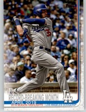 (15) 2019 Topps Update CODY BELLINGER 15-Card Base Lot Dodgers Highlights US113