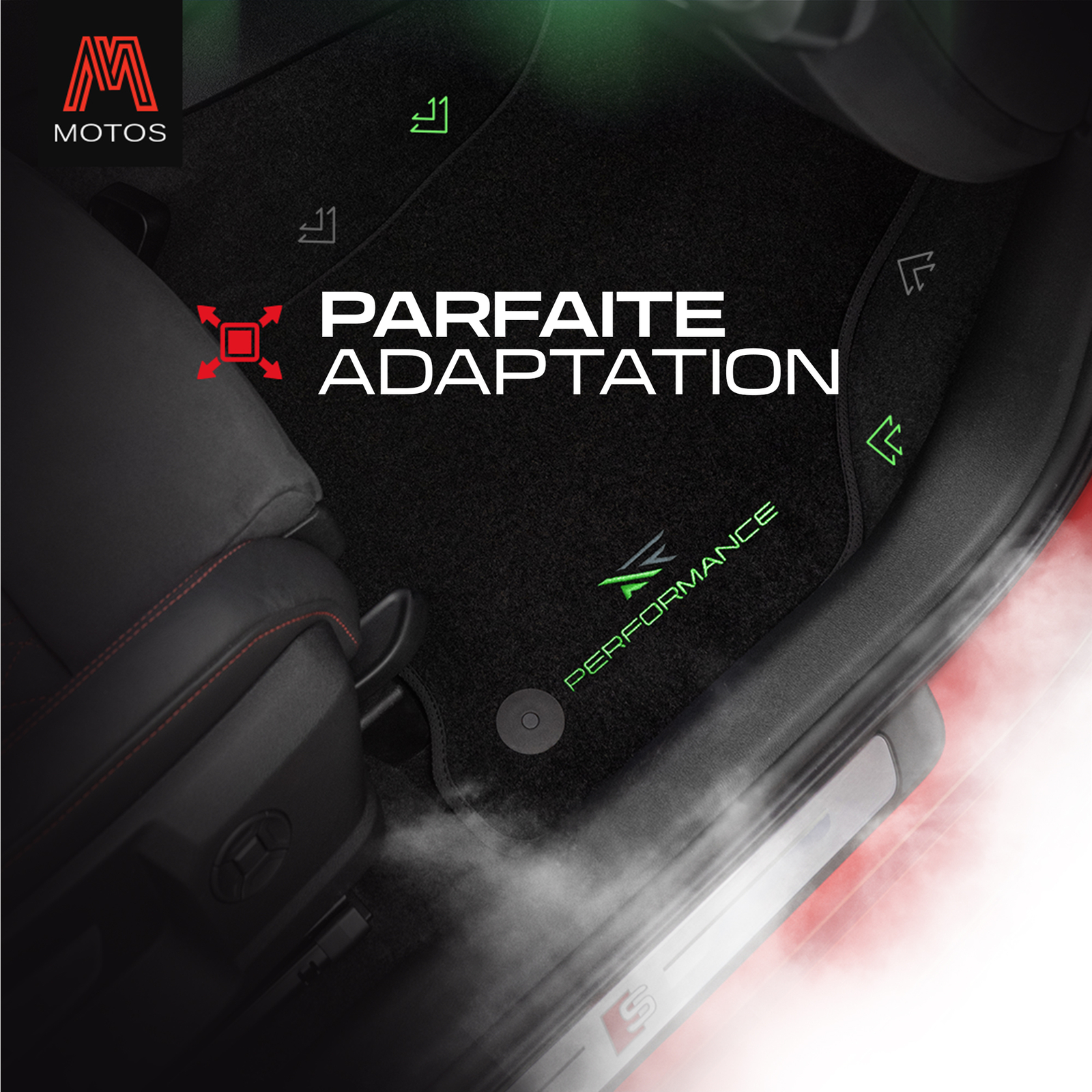 Tapis de sol Performance antidérapants pour Mazda 5 II 2005-2010 7 places - 3