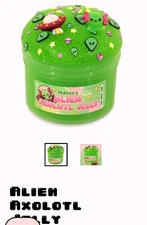 Peachybbies Slime New Alien Axolotl Rare!!   Authentic slime New Fast Shipping