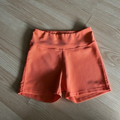 Wilo The Label Orange Athletic Light Ribbed Shorts Large