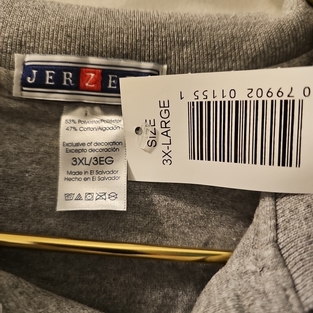その他 DIMENSIONS Jerzees Polo Shirt Mens 3XL XXXL 54-56 Gray Short Sleeve New with