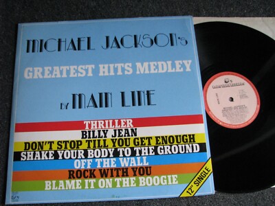 Michael Jackson-Greatest Hits Medley 12 inch Maxi LP-1984 Holland-Rams Horn Rec.