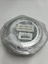 2 Packs of 4 Pulluty Chrome Range Drip Bowl Pan WB31T10010 6" and WB31T10011 8"