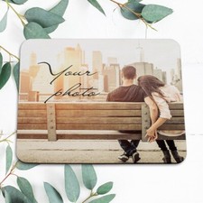 Custom Personalized Photo Design Mouse Pad Mat Office Desk Table Accessory Gift