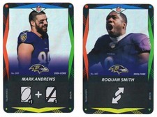 Baltimore Ravens 2024 UNO Elite NFL Near MASTER Team Set (61) w/2 SSP (38) Foils
