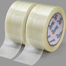Filament Strapping Tape 2" x 35Yd 2 Rolls Fiberglass Reinforced Heavy duty fib