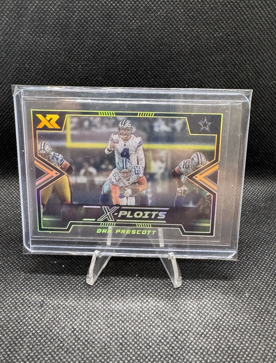 2022 Panini XR Dak Prescott X-Ploits Insert Dallas Cowboys XP-16