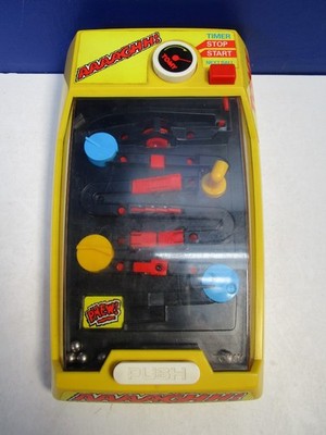 Funktionierender Vintage TOMY AAAAGHH! schneller Spaß frustrierende Geschicklichkeit ELEKTRONISCHES SPIEL 80er Jahre