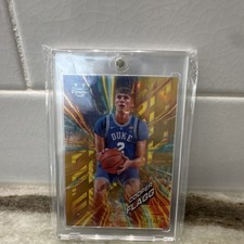 Topps Bowman Chrome Flash Cooper Flagg Gold Refractor /50 Rookie Duke