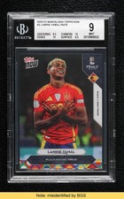 2025 Topps Now UEFA Nations League /6451 Lamine Yamal #002 BGS 9 MINT READ 0y8e