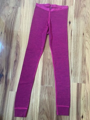 Devold Thermo 100 % Merinowolle Baselayer Leggings Größe 14 Jahre Petite Aduld 6/8