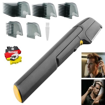Titanium Trim Haarschneidemaschine Mit Edelstahlklingen Rasierer Clipper Set DHL