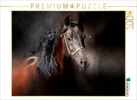 Calvendo Puzzle Elegance And Beauty - Horses | 1000 Pieces, Finished Size 25.2 ×