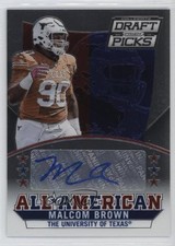 2015 Panini Prizm Collegiate Draft Picks All-American Malcom Brown #11 Auto 0jd0