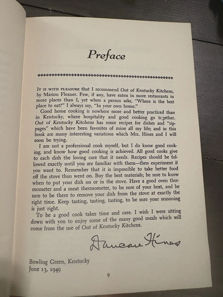 Out Of Kentucky Kitchens Antique Cookbook 1949 - Image 2 of 4