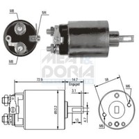 Meat & Doria Magnetschalter Starter FüR Isuzu Trooper I Soft Top Ubs 2.2 Td