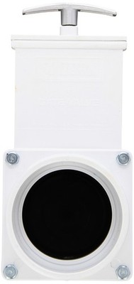 Valterra 6301M PVC Gate Valve, Black, 3'' Slip w/Metal Handle