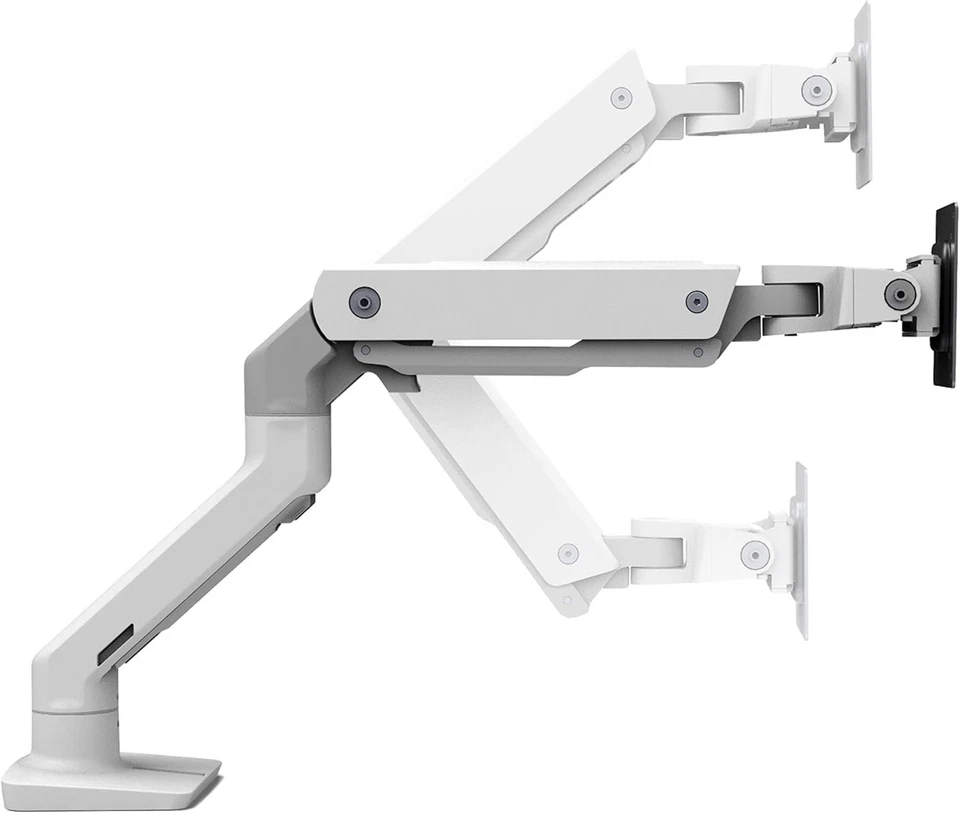 Ergotron HX Premium Heavy Duty Monitor Arm, Single Monitor, Standard Pivot White - Image 2 of 4
